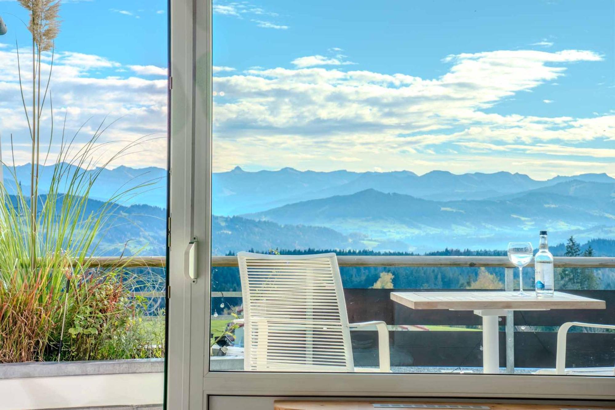 Ferienwohnung Bergwolke Mit Pool & Sauna Шайдегг Экстерьер фото
